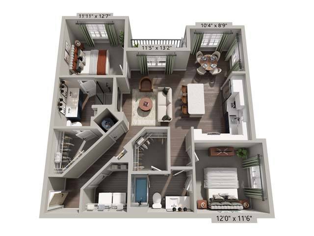 A2.1 floor plan