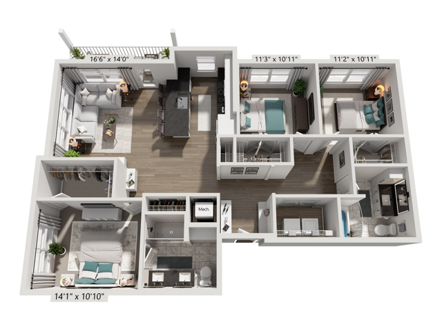 C1 floor plan