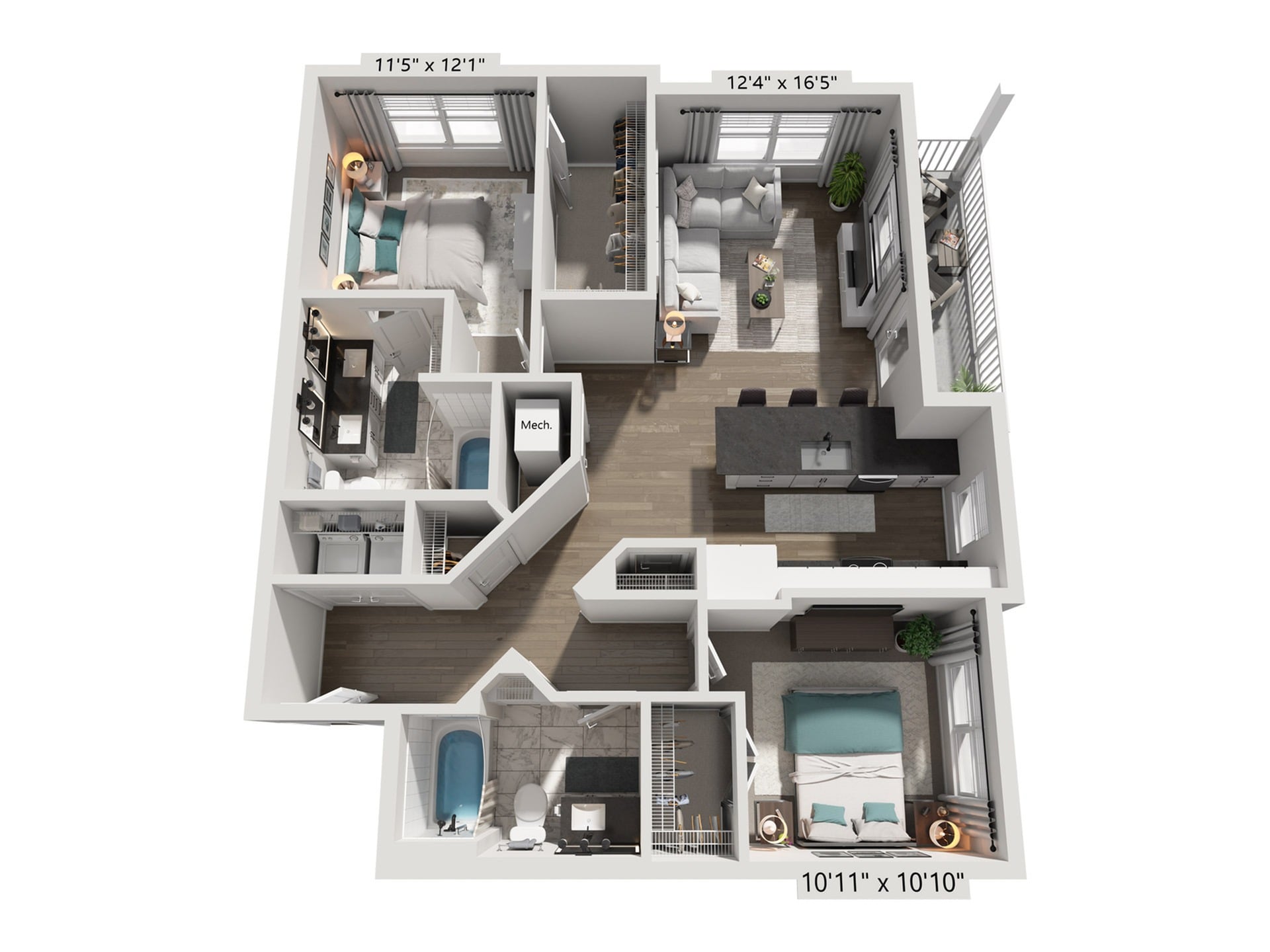 B2 floor plan