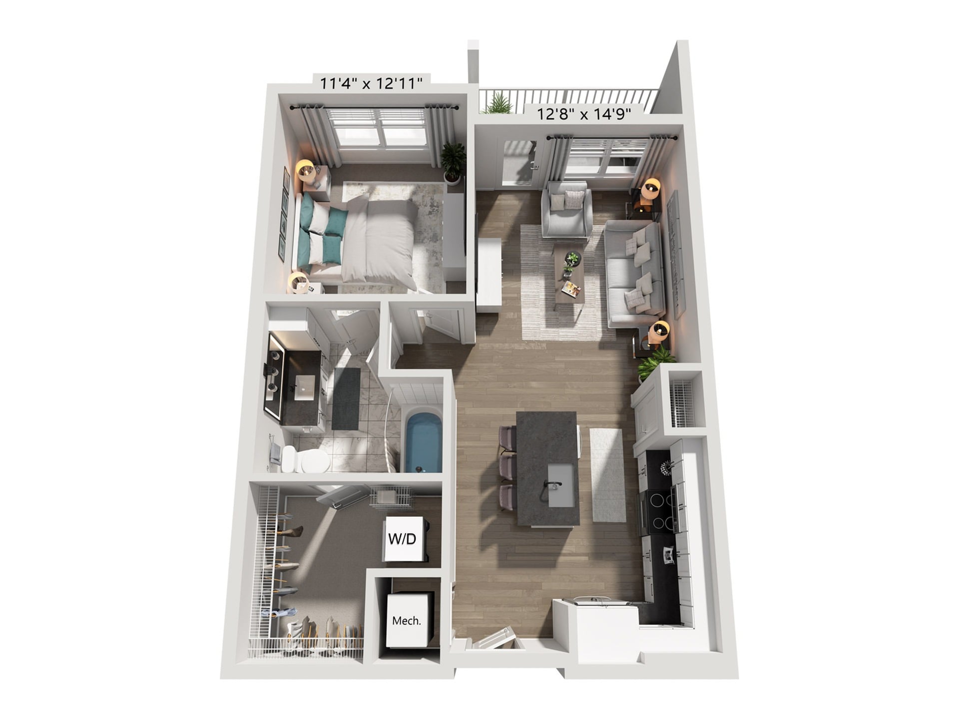 A1 floor plan