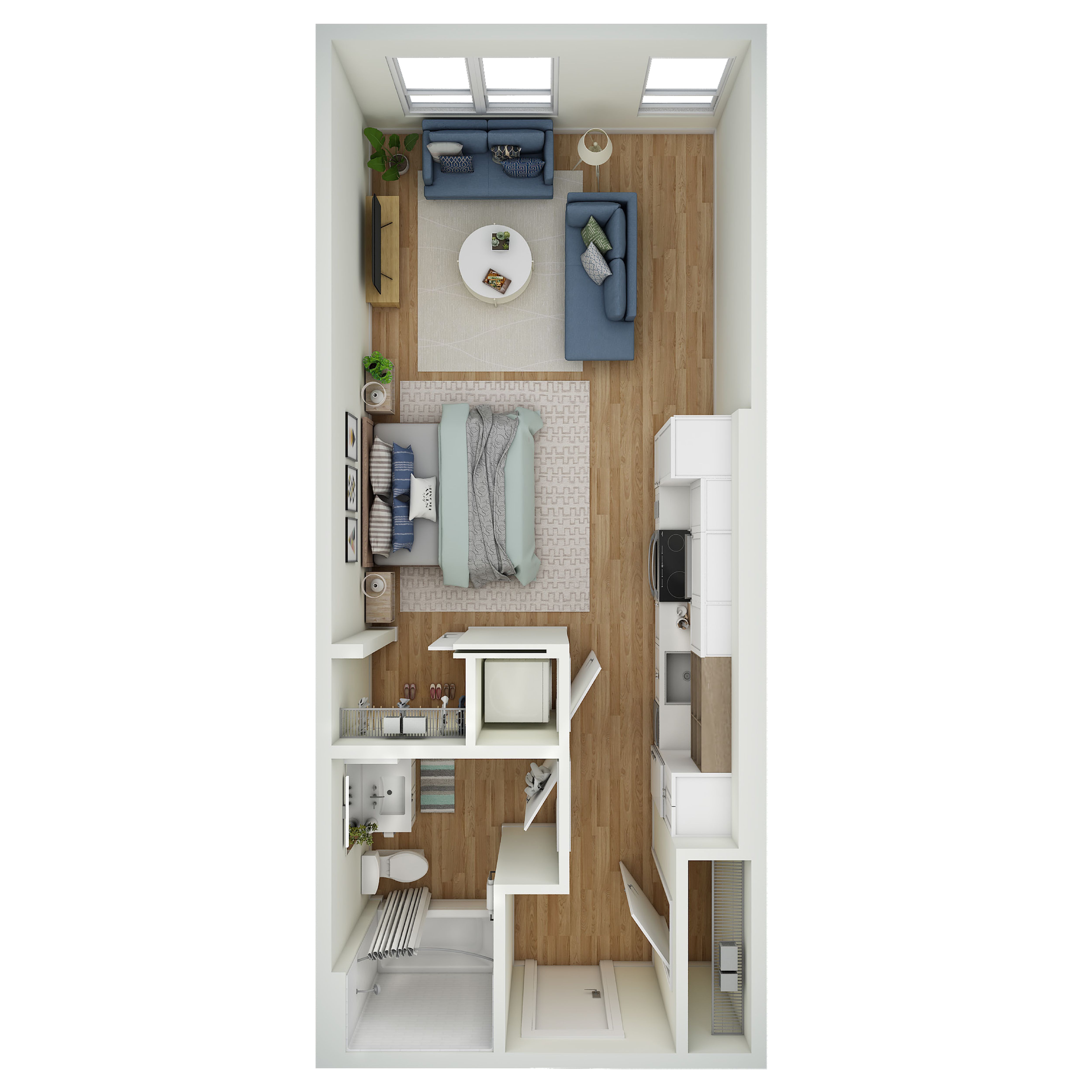 Studio - e1.1 floor plan