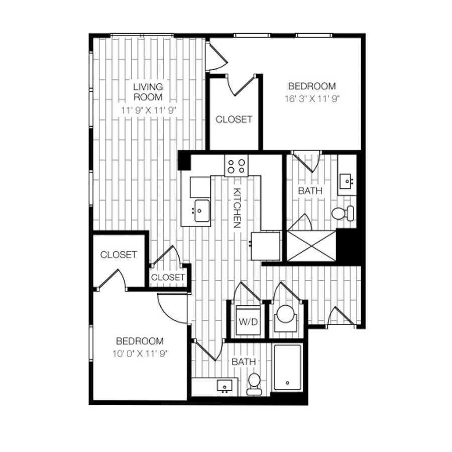 B2A floor plan