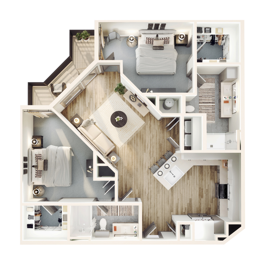 B2 floor plan