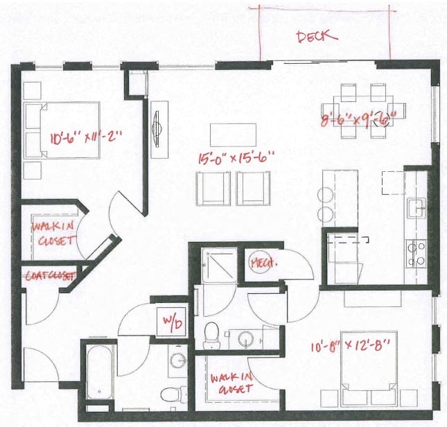 B2 floor plan