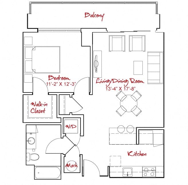 A1 floor plan