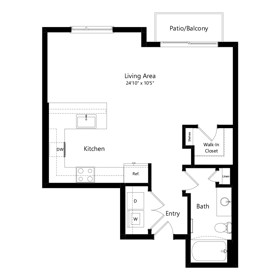E1 floor plan