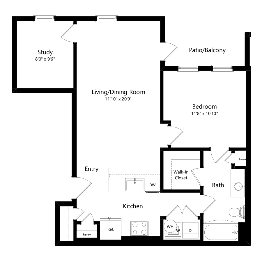 1SiA floor plan