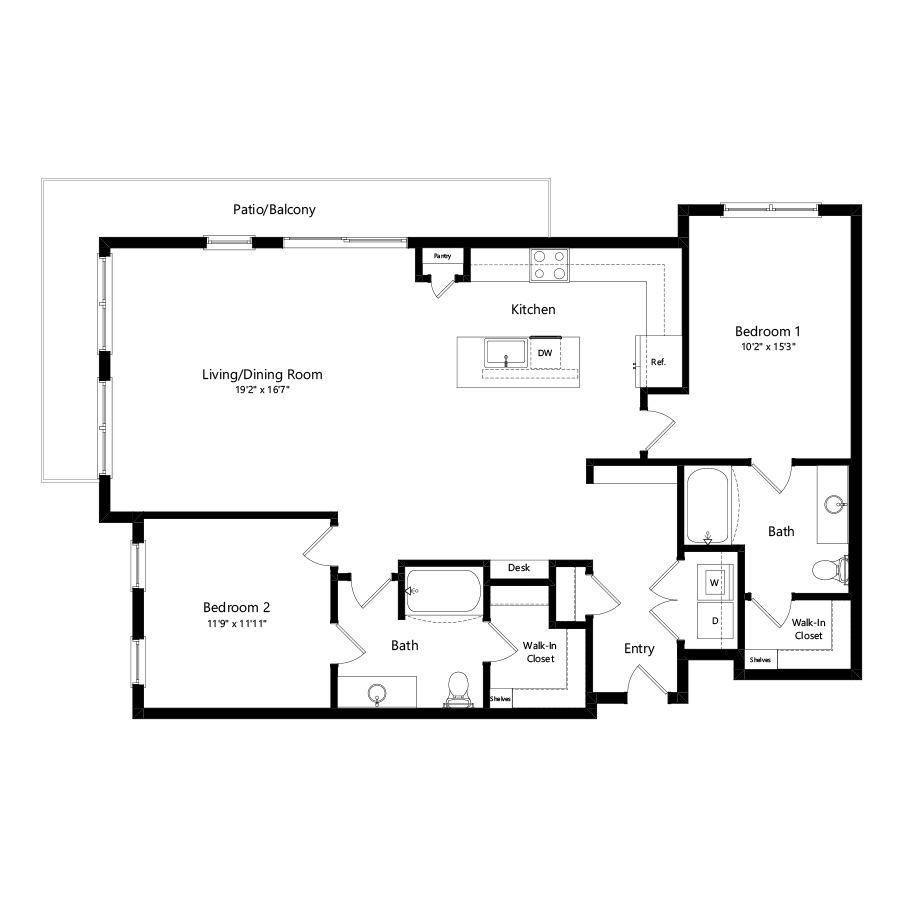 2DALT floor plan