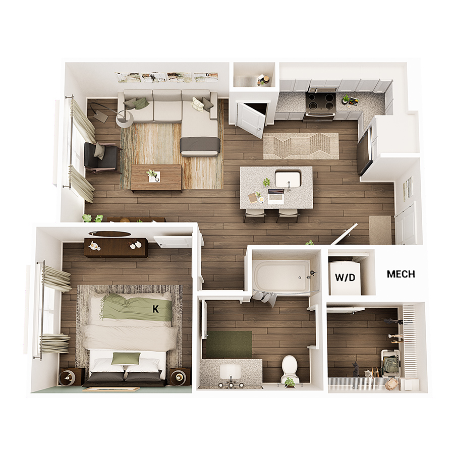 A2 floor plan