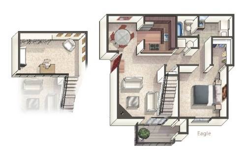 a4x1-R-Eagle Loft floor plan