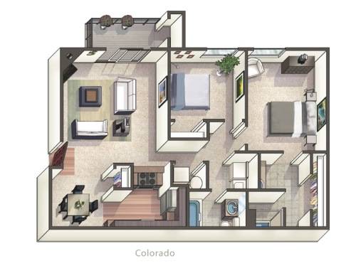 b1x2-R-Colorado floor plan