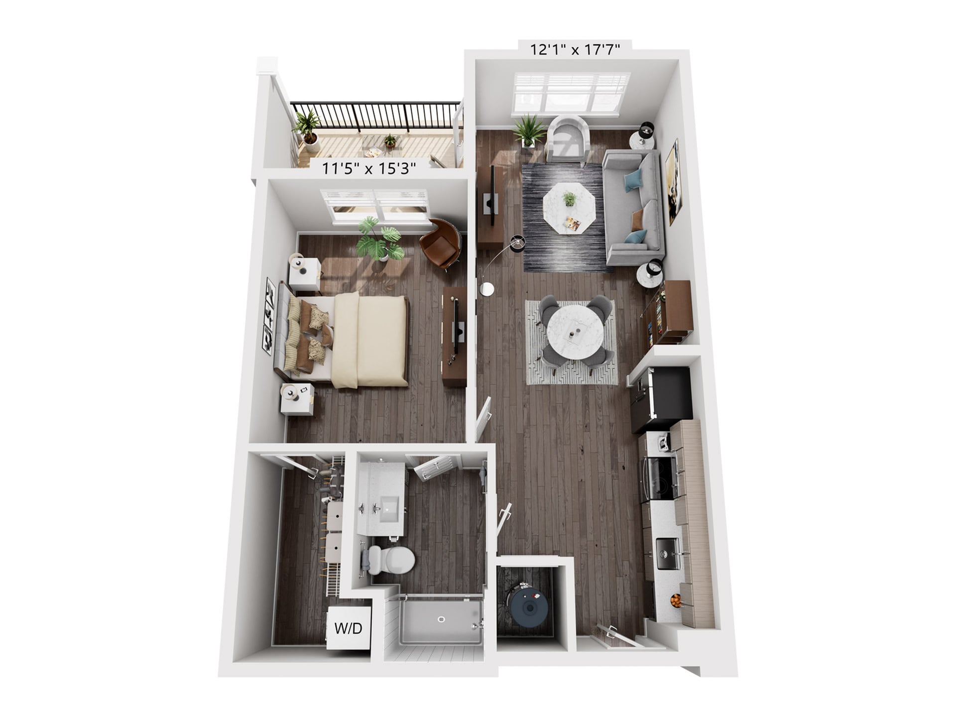 1G floor plan