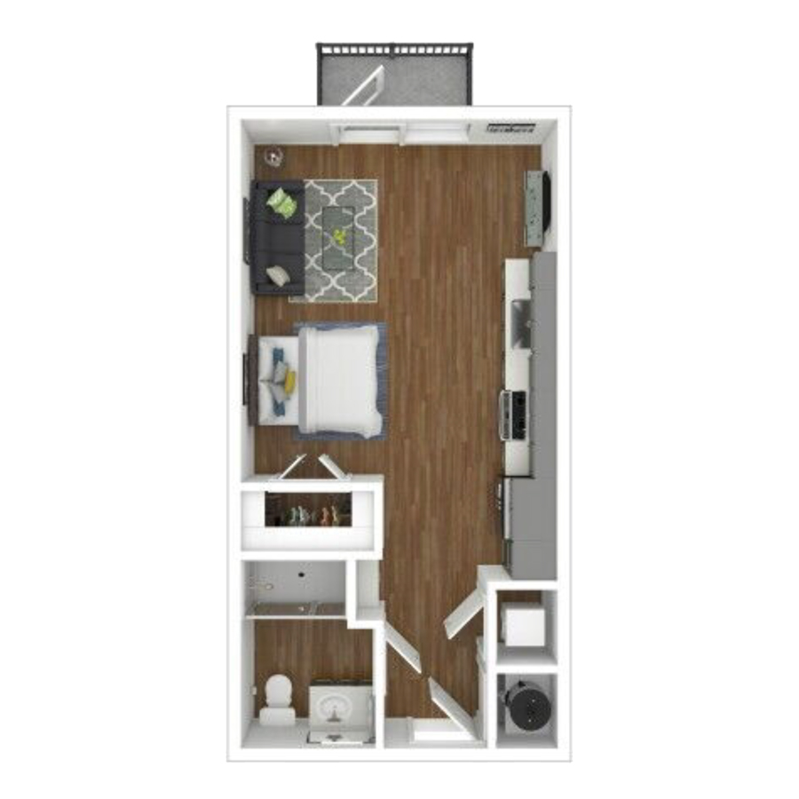 E1 floor plan