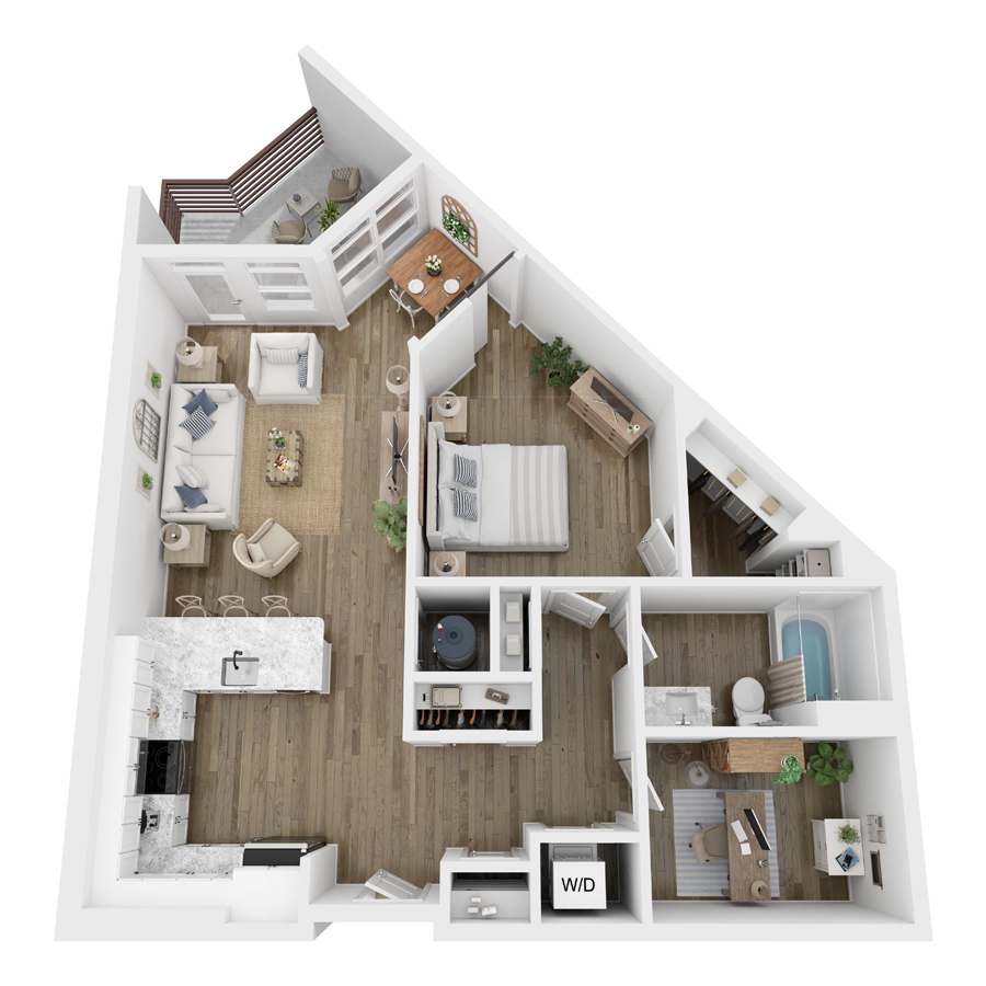 Ando floor plan