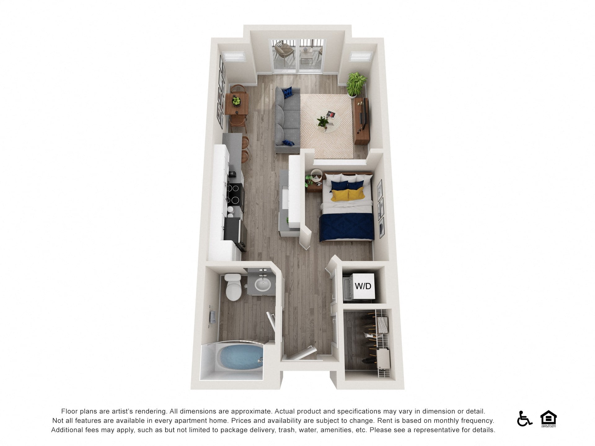 Studio A - Premium floor plan