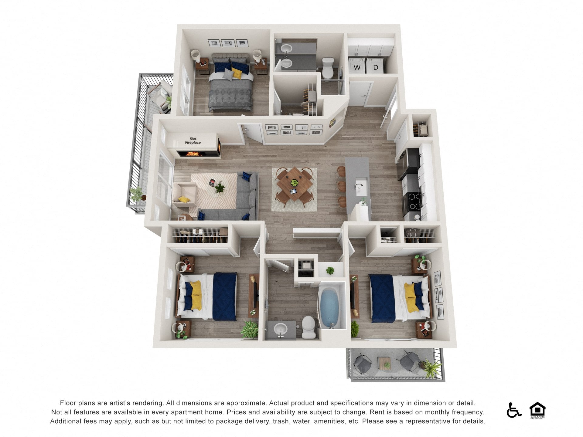3x2 A - Premium floor plan