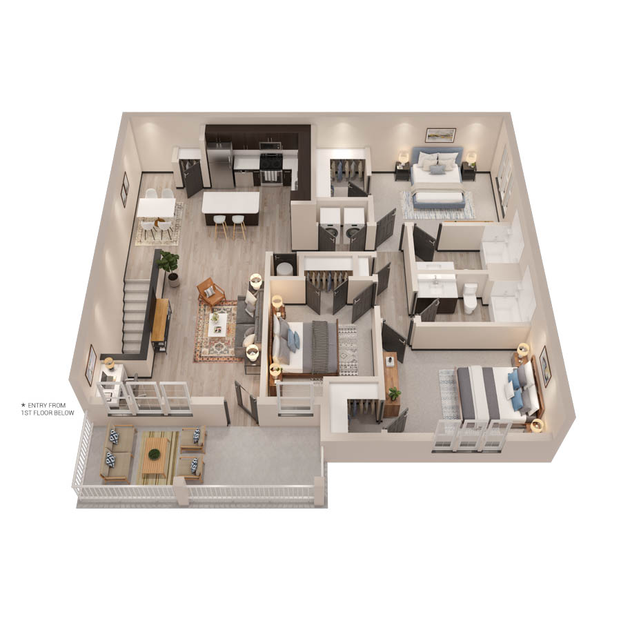 Grand Overlook Three floor plan
