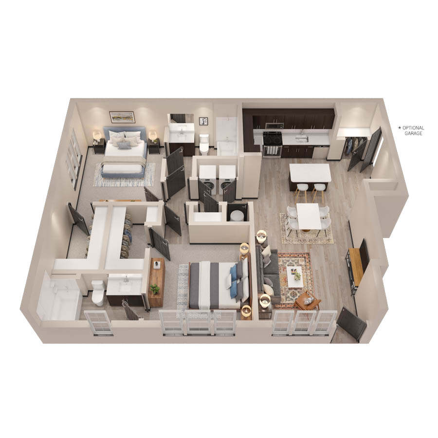 Designer Courtyard Two floor plan