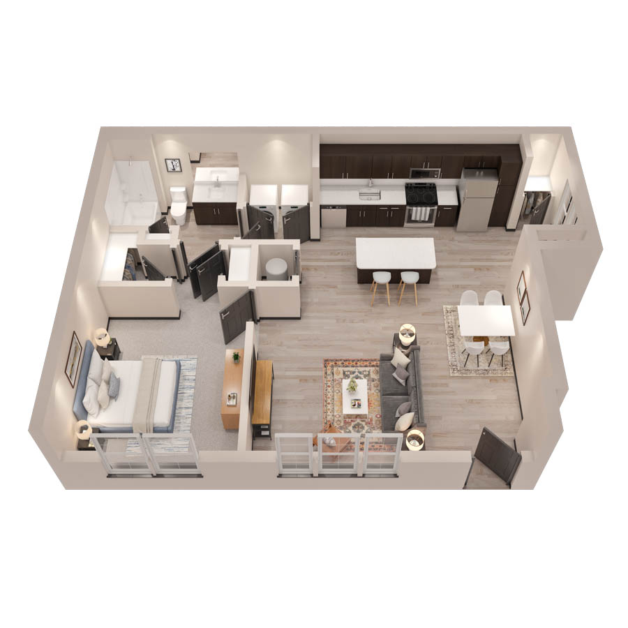 Grand Courtyard One floor plan