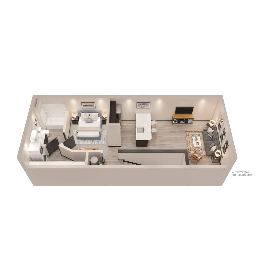 Grand Overlook Studio floor plan