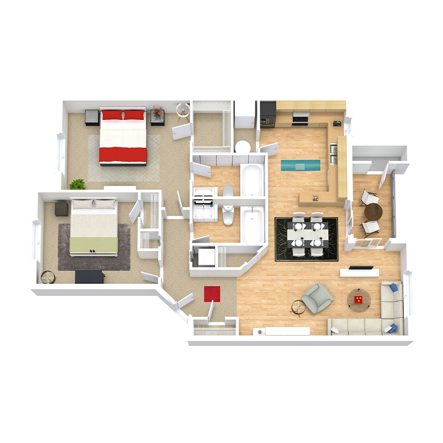 Raleigh floor plan