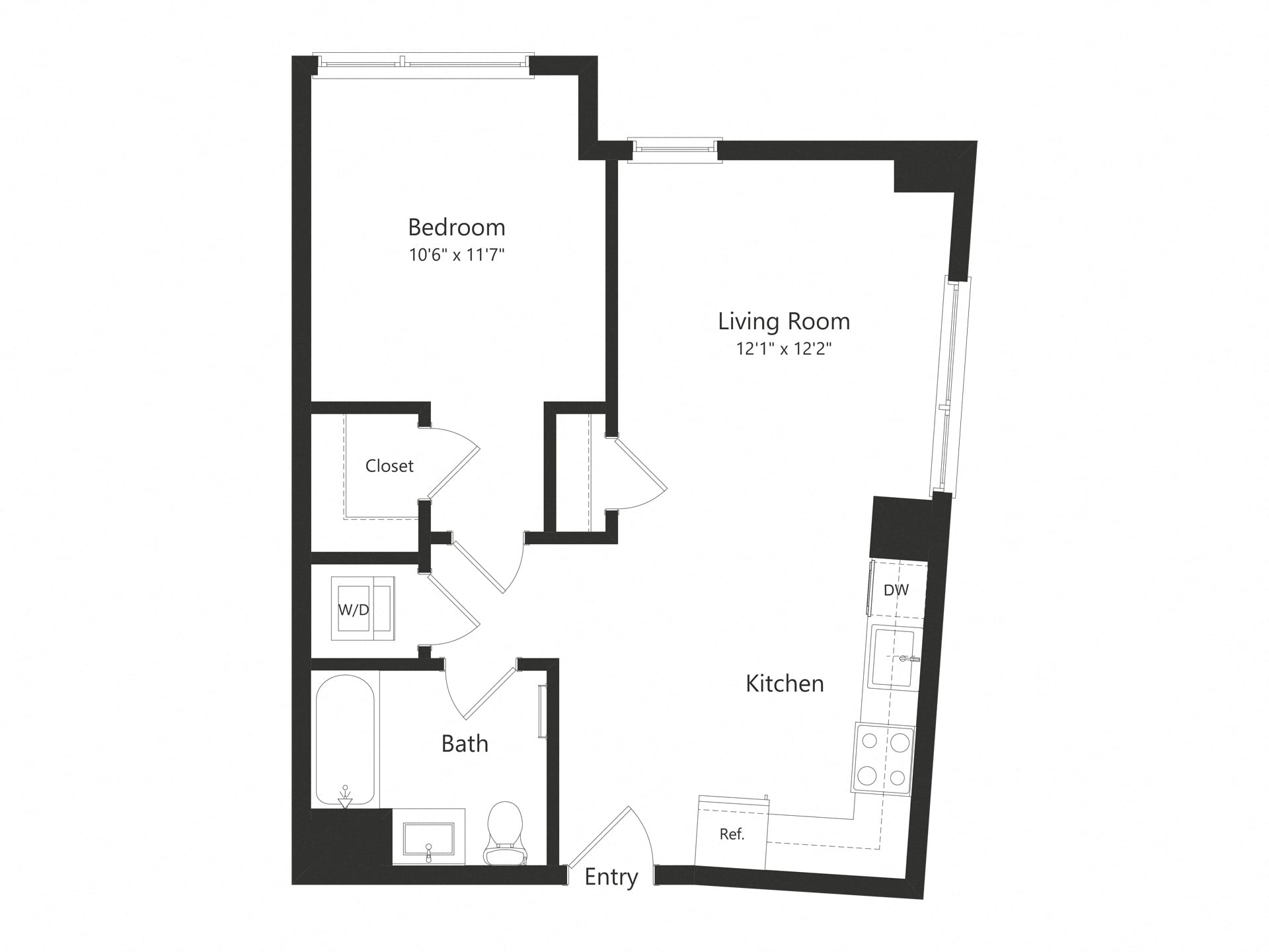 A2 floor plan