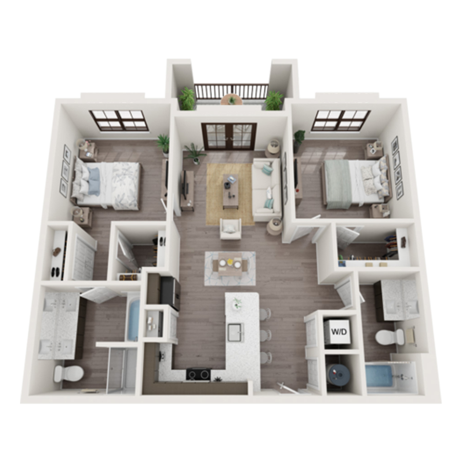 B2A floor plan