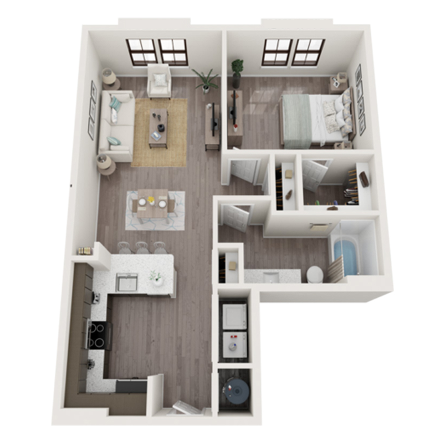 A1B floor plan