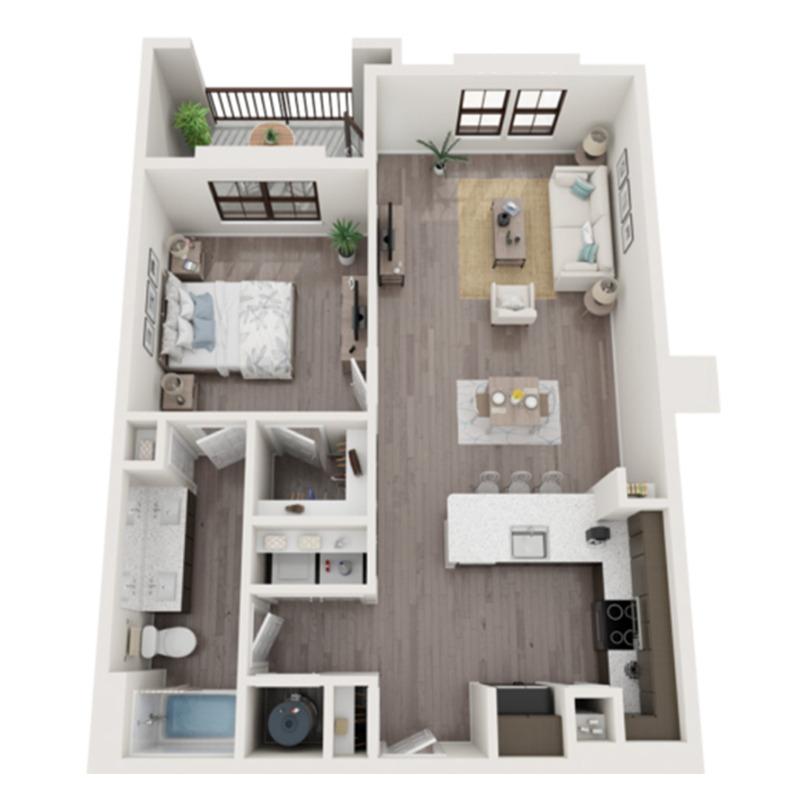 A1D floor plan
