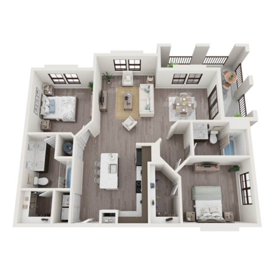 B2C floor plan