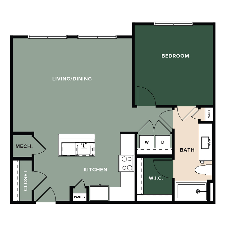 A2 floor plan