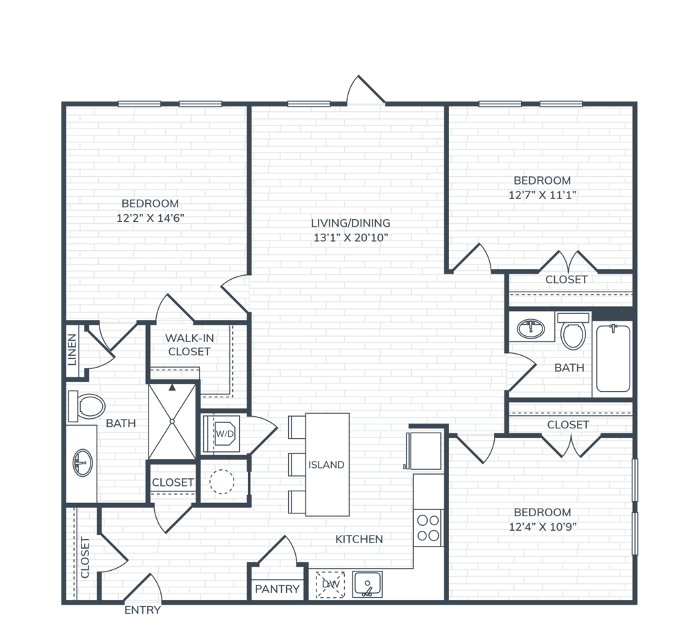 PH1 C1 floor plan