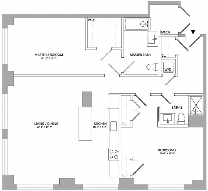 2 Bed/2 Bath-03 floor plan