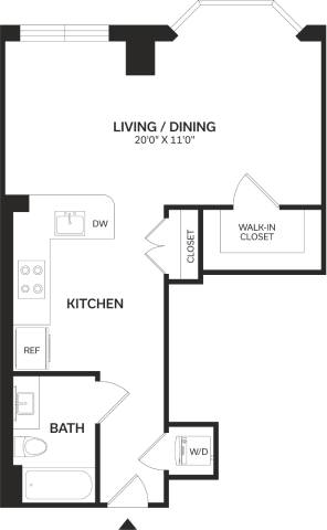 Studio-S1 floor plan