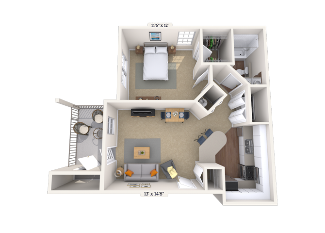 A2 floor plan