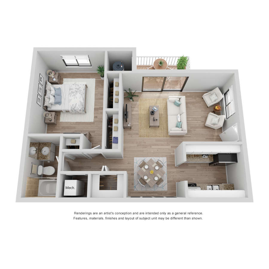 A1 floor plan