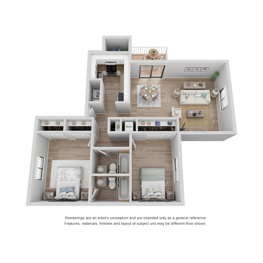 B2 floor plan