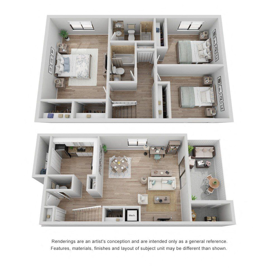 TH3 floor plan