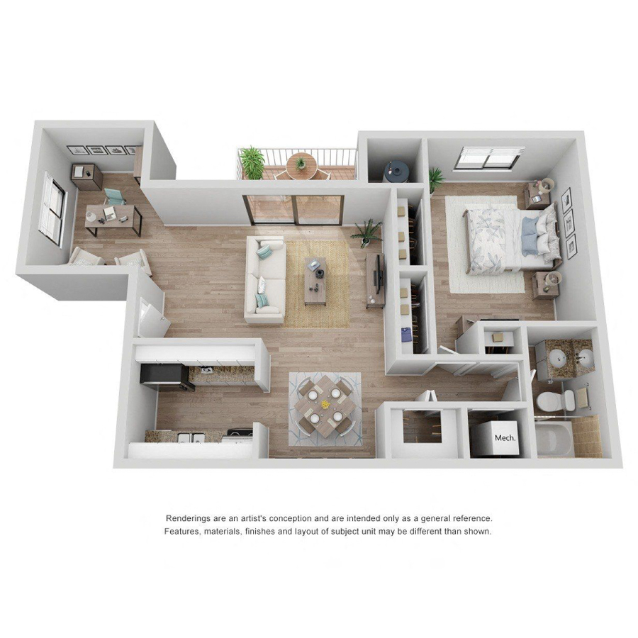 A2 floor plan