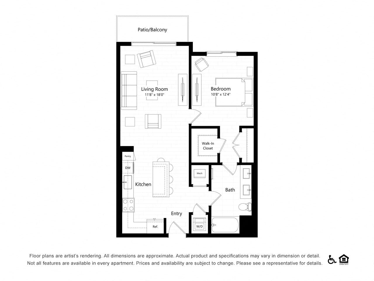 A1-HYB floor plan