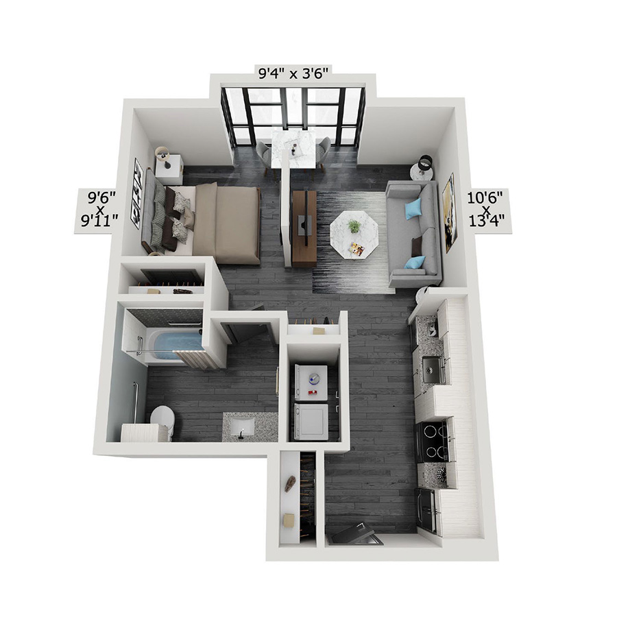 A2-HC floor plan