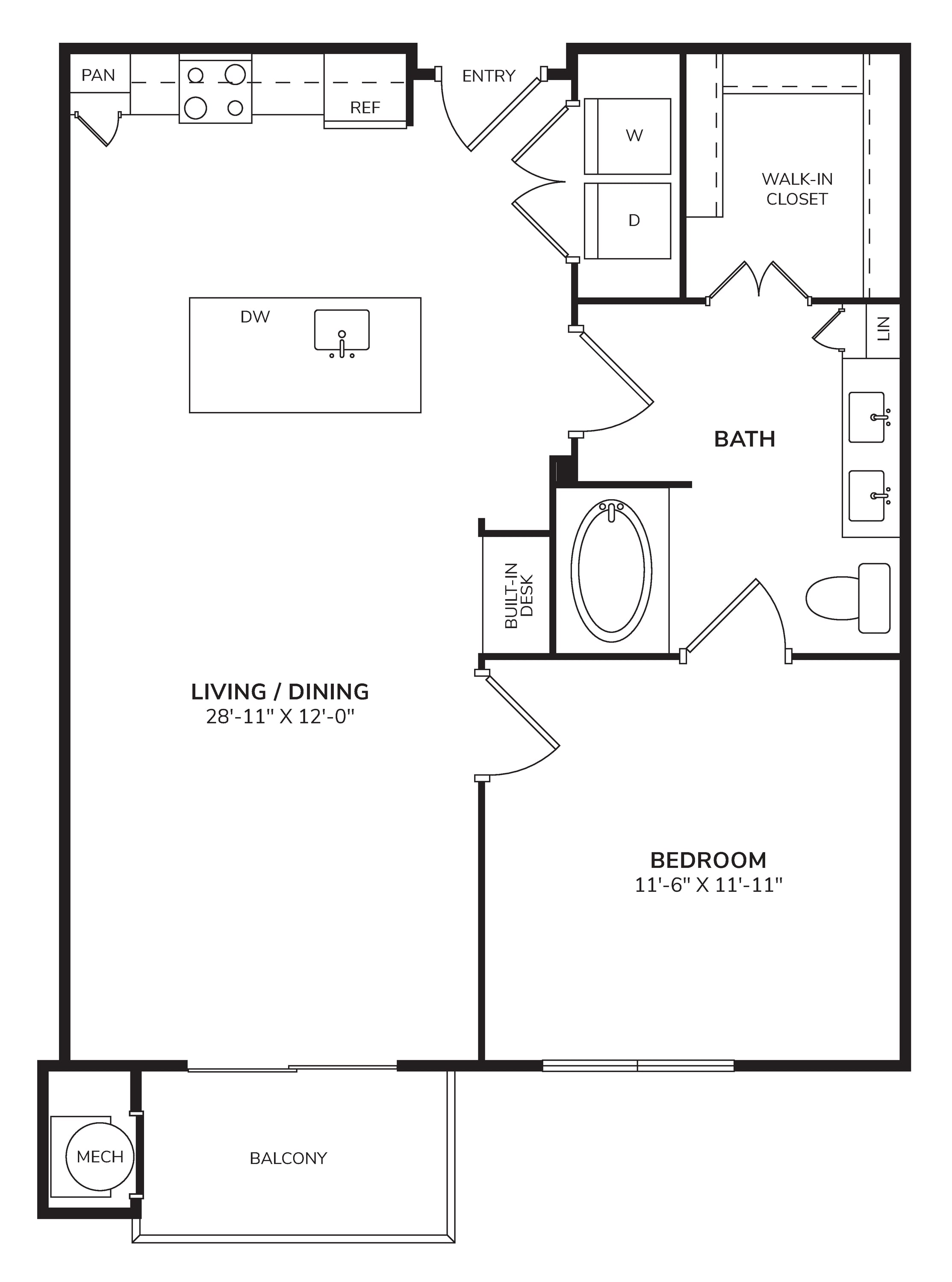 A2 floor plan