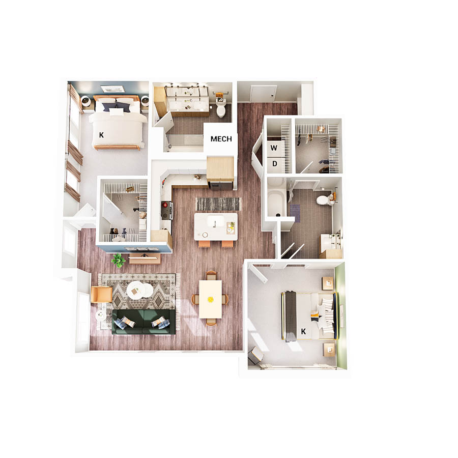 B6 floor plan