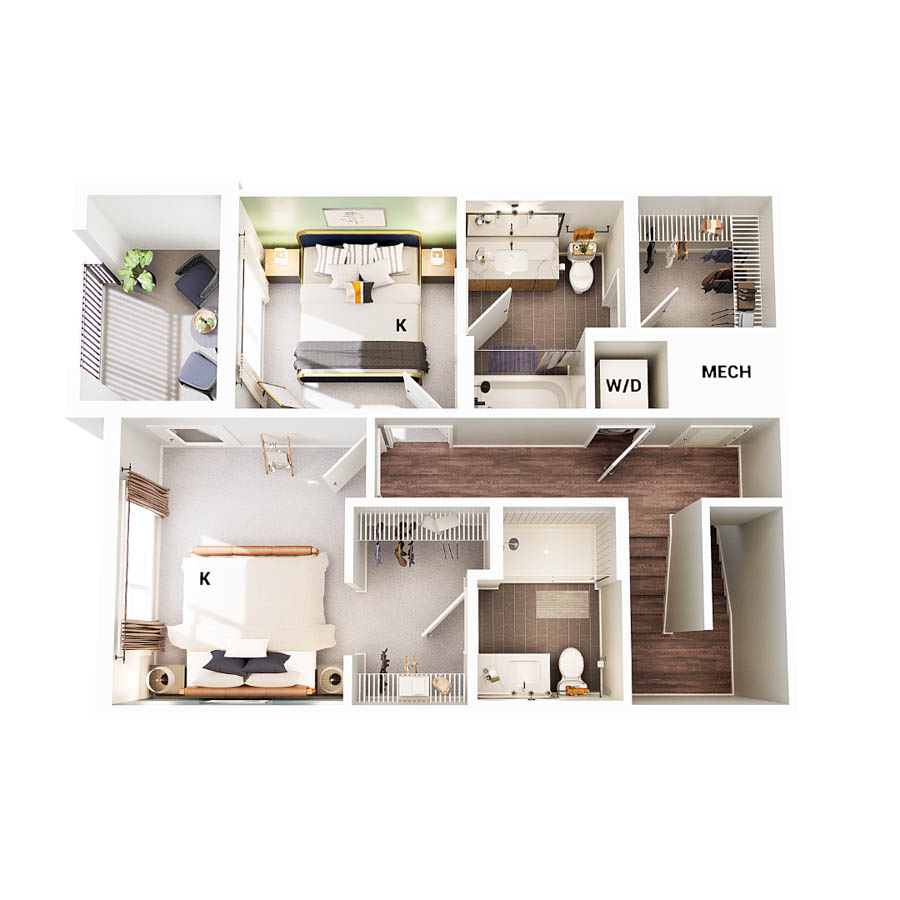 TH-B1 floor plan