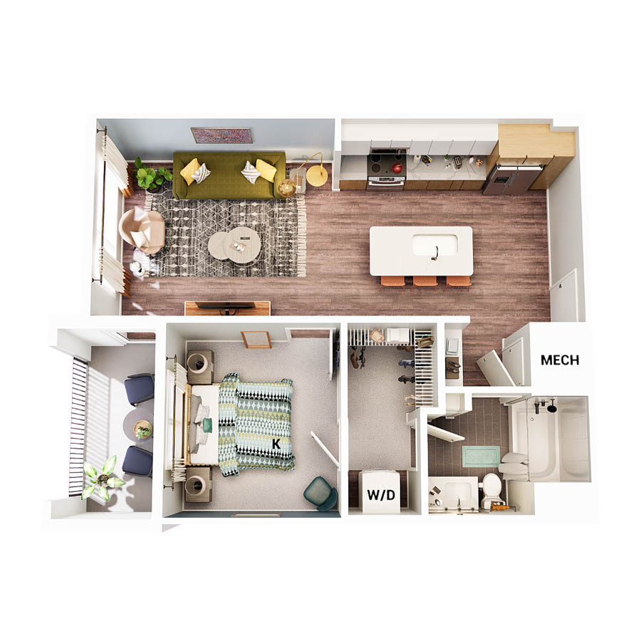 A1-A floor plan