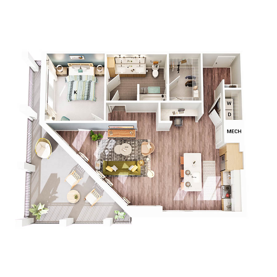 A2 floor plan