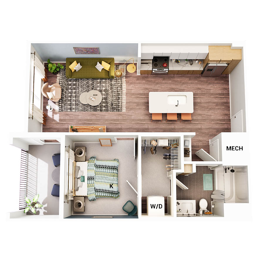 A1 floor plan