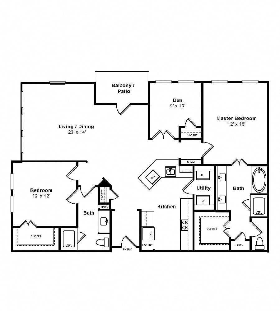 Casita floor plan