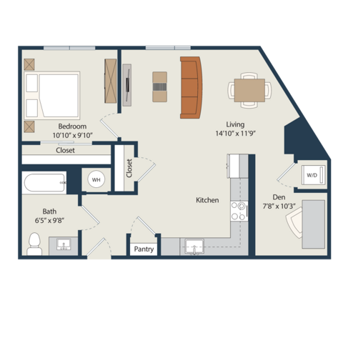 A10.Den floor plan