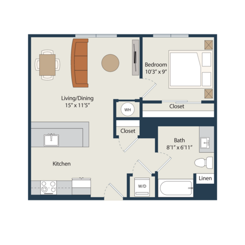 A2 floor plan